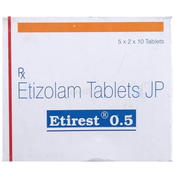 etirest 0.5mg tablet 10's